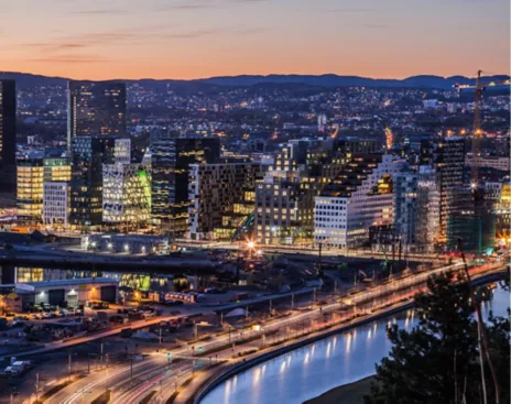Bjørvika by night